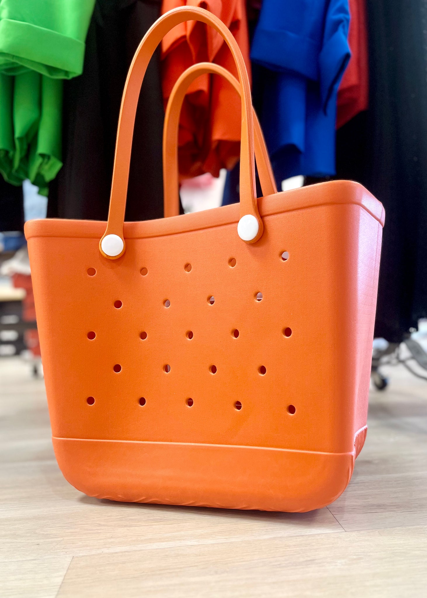 Orange Large Bog Tote