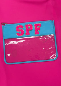 Clear "SPF" Pouch