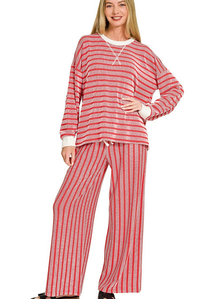 New Resolutions Red 2 Pc Pant Set