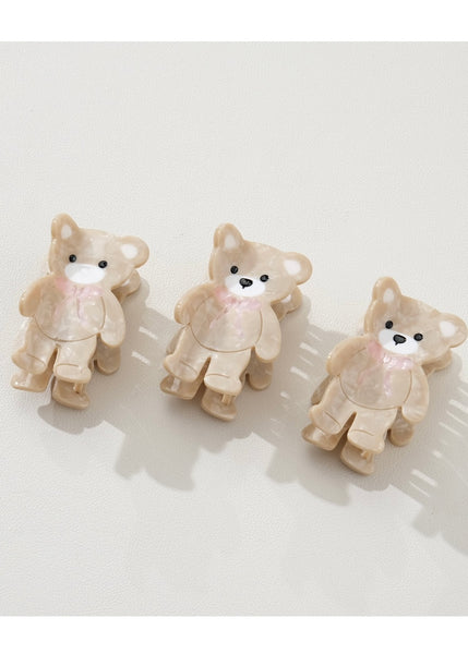 Teddy Bear Claw Clip