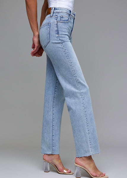 Lily Medium Wash Straight Leg Denim