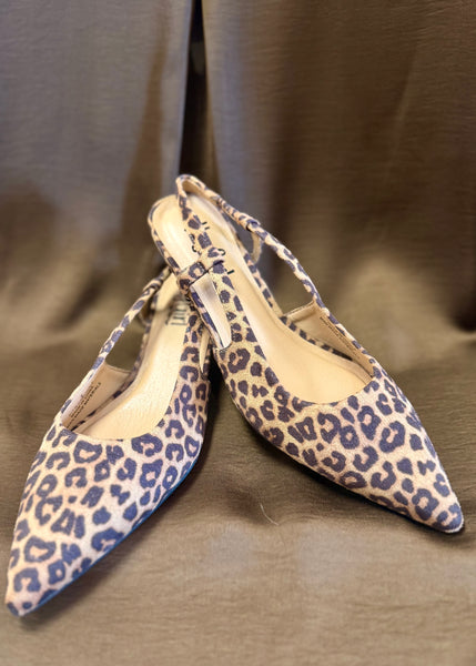 Corky's Kit N Caboodle Leopard Kitten heel