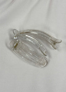 Lay Down Hair Claw Clear