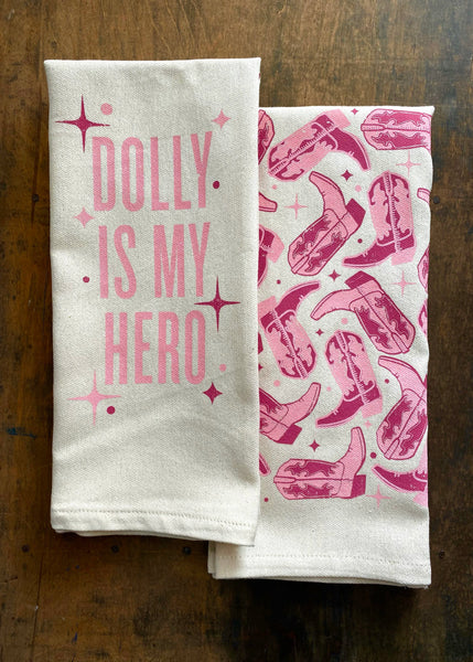 "Dolly Is My Hero" Kitchen Towel