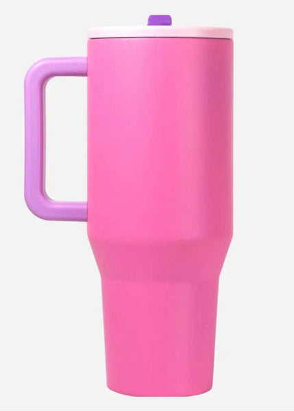 Pink Sugar HydroJug 40 oz Traveler Tumbler: Pink Sugar