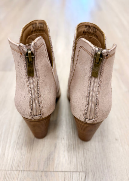 Smoke Show Cream Crackle Bootie