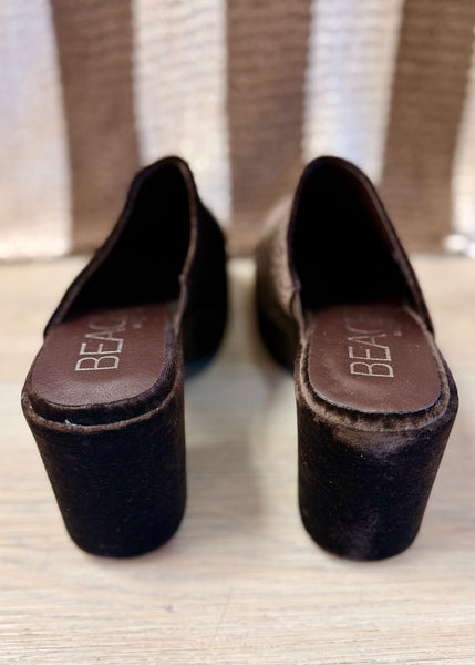 Matisse Jayde Chocolate Velvet Mule