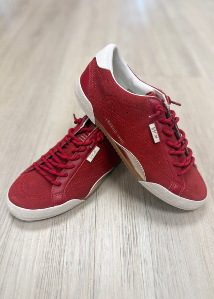 Vintage Havana Beyond Red Suede Sneaker