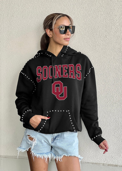 Oklahoma Sooners "Belle Of The Ball" Studded Hoodie