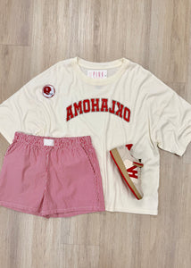 Mirror Effect "Oklahoma" Cream Tee