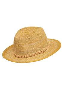 Natalie Brushed Mango Yellow Hat