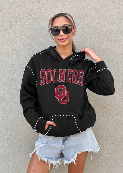 Oklahoma Sooners "Belle Of The Ball" Studded Hoodie