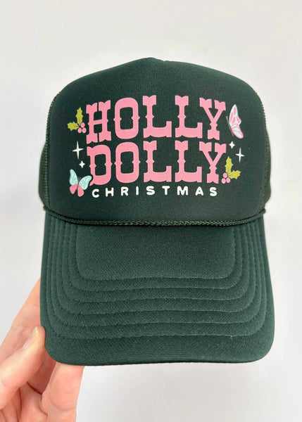 "Holly Dolly Christmas" Trucker Hat