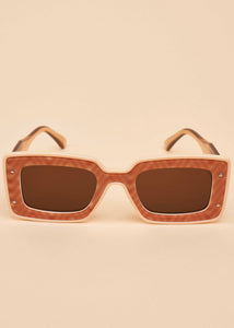 Andi Terracotta Statement Sunglasses