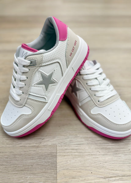 Vintage Havana: FRESH 10 White And Pink Sneaker