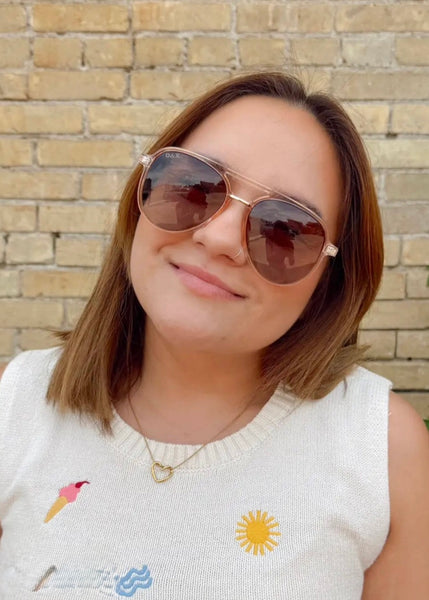 Earhart Clear Polarized Sunglasses