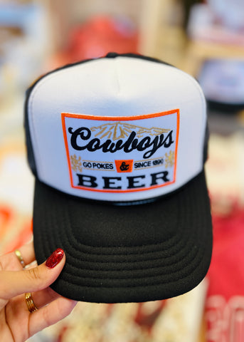"Cowboys & Beer" Trucker Hat