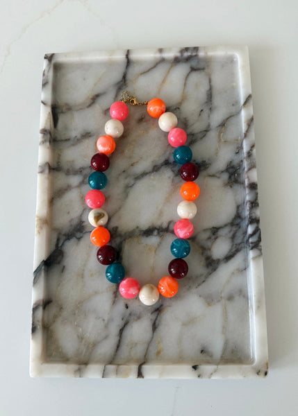 The Cameron Chunky Beaded Necklace