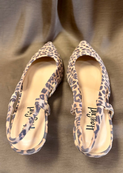 Corky's Kit N Caboodle Leopard Kitten heel