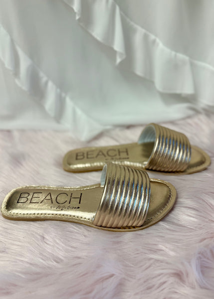 Beach by Matisse Troller Gold Sandal