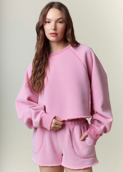 Catching A Vibe Pink Casual Shorts