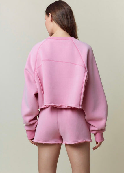 Catching A Vibe Pink Casual Shorts