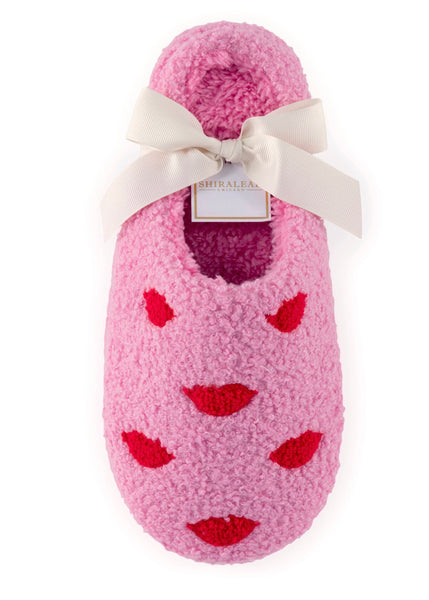 Lips Pink Slippers