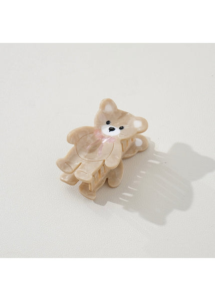 Teddy Bear Claw Clip