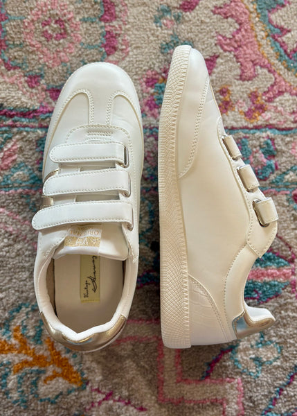 Vintage Havana: Coleen 3 White/Gold Sneaker