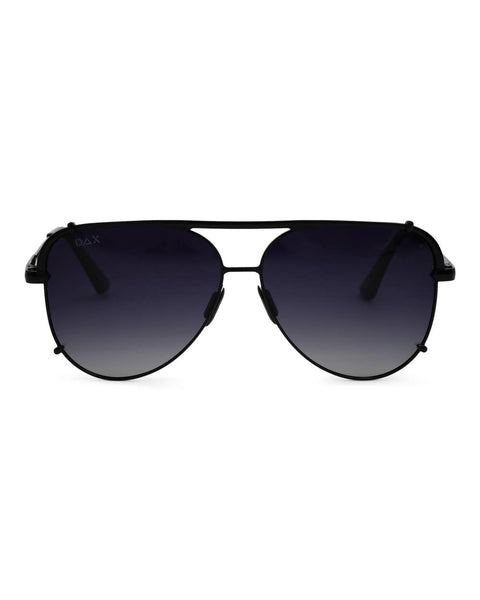 Shay Black Ombré Aviator Sunglasses