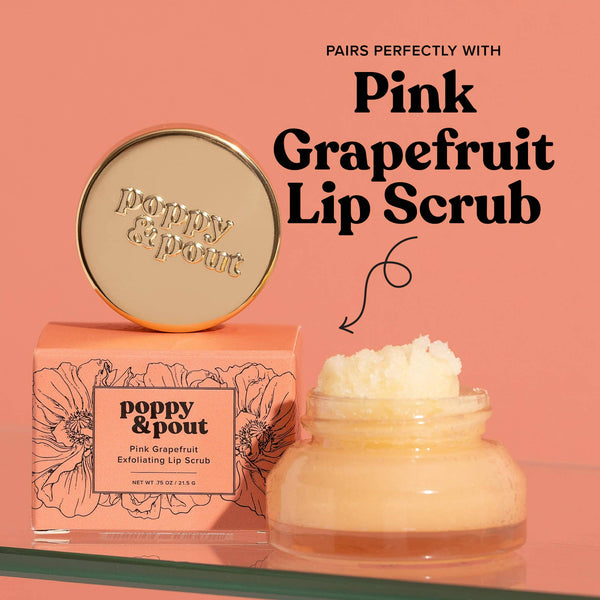 Poppy & Pout: Lip Balm, Pink Grapefruit