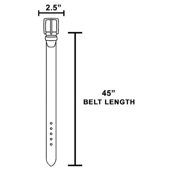 Oval Leather Disc Panel Link Belt: Brown