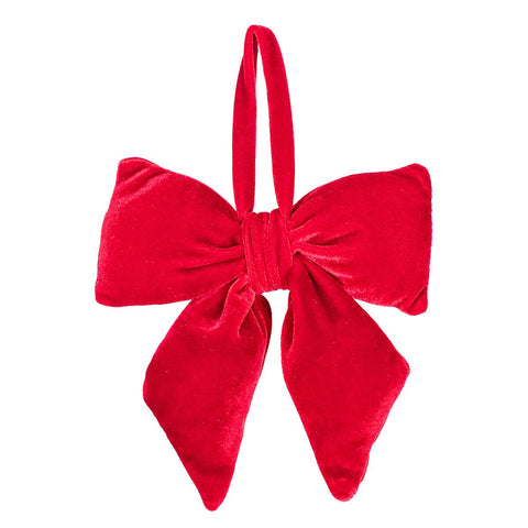 Evelyn Red Bow Ornament