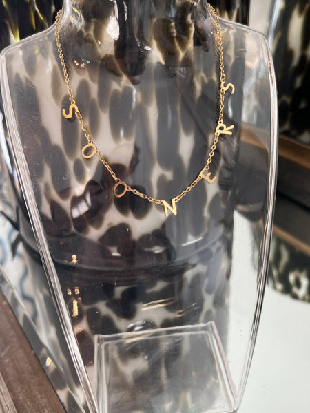 Oklahoma Sooners Charm Necklace