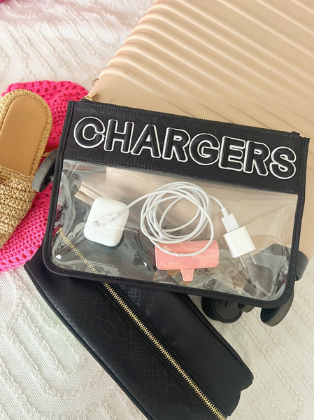 Chargers Clear Pouch