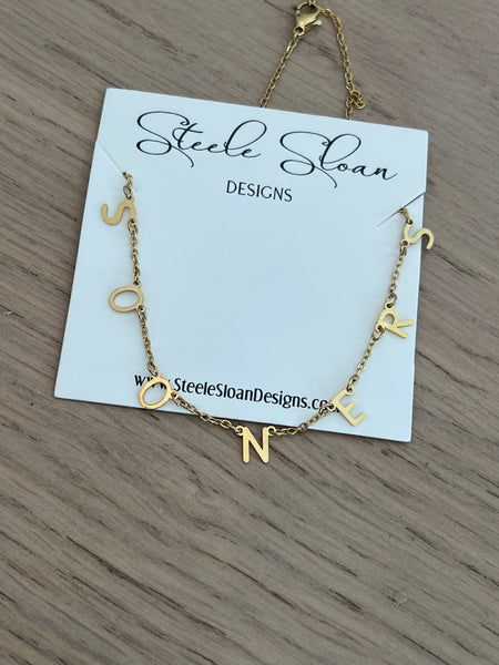 Oklahoma Sooners Charm Necklace