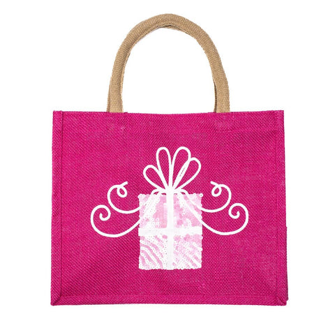 Glitzy Present Gift Tote 12x10x8