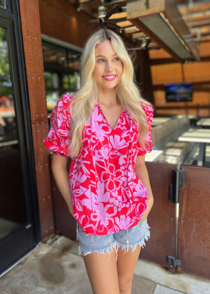 Hopes And Dreams Floral Top
