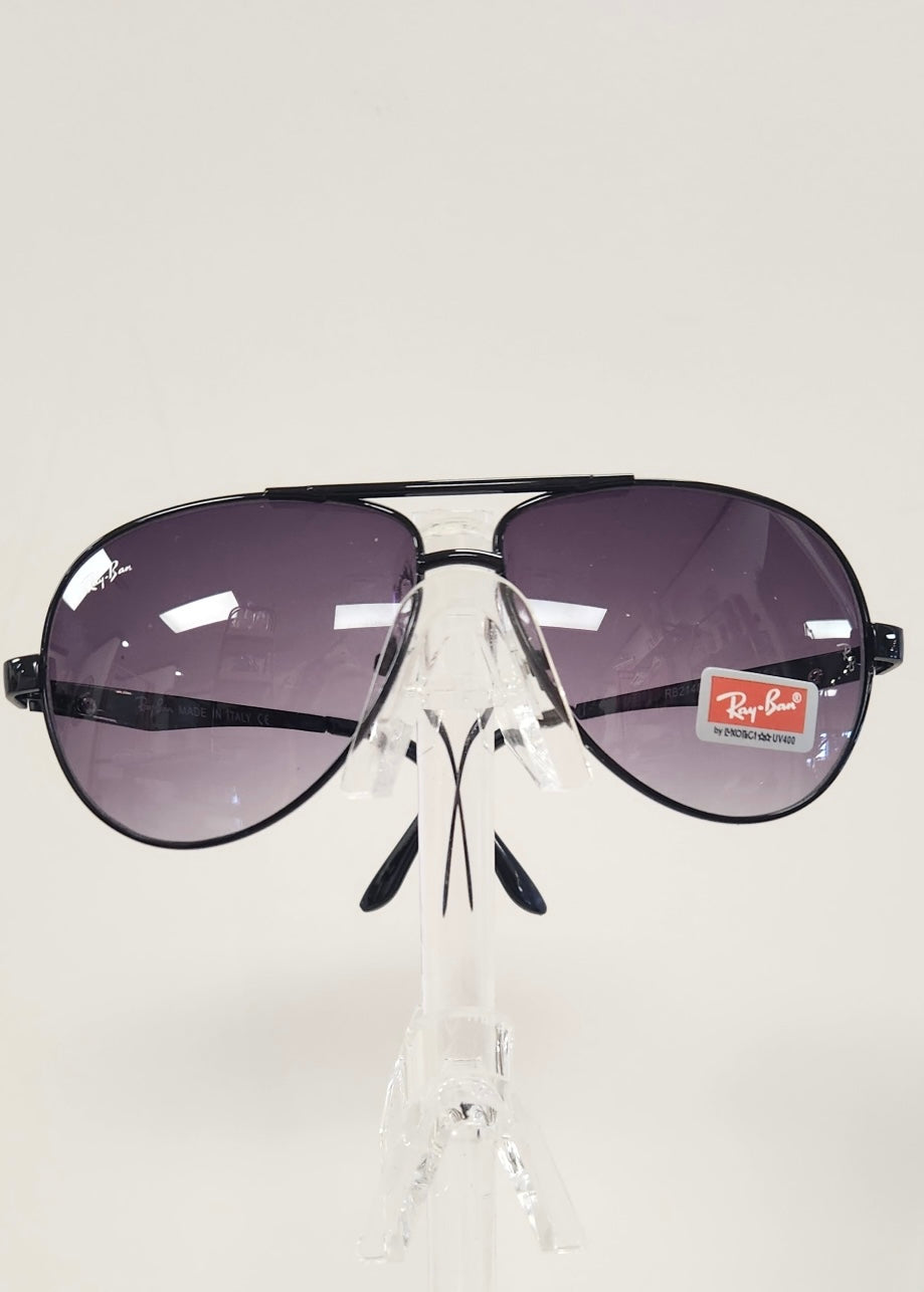 Farren Black Aviator Sunglasses