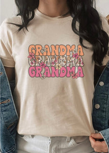 Grandma Floral Graphic Tee