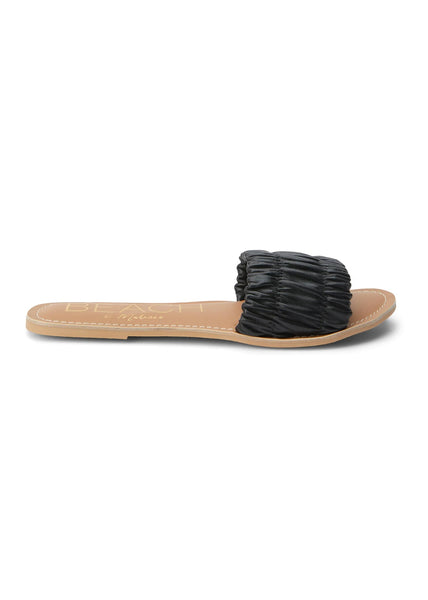 Matisse Channel Black Slide Sandal