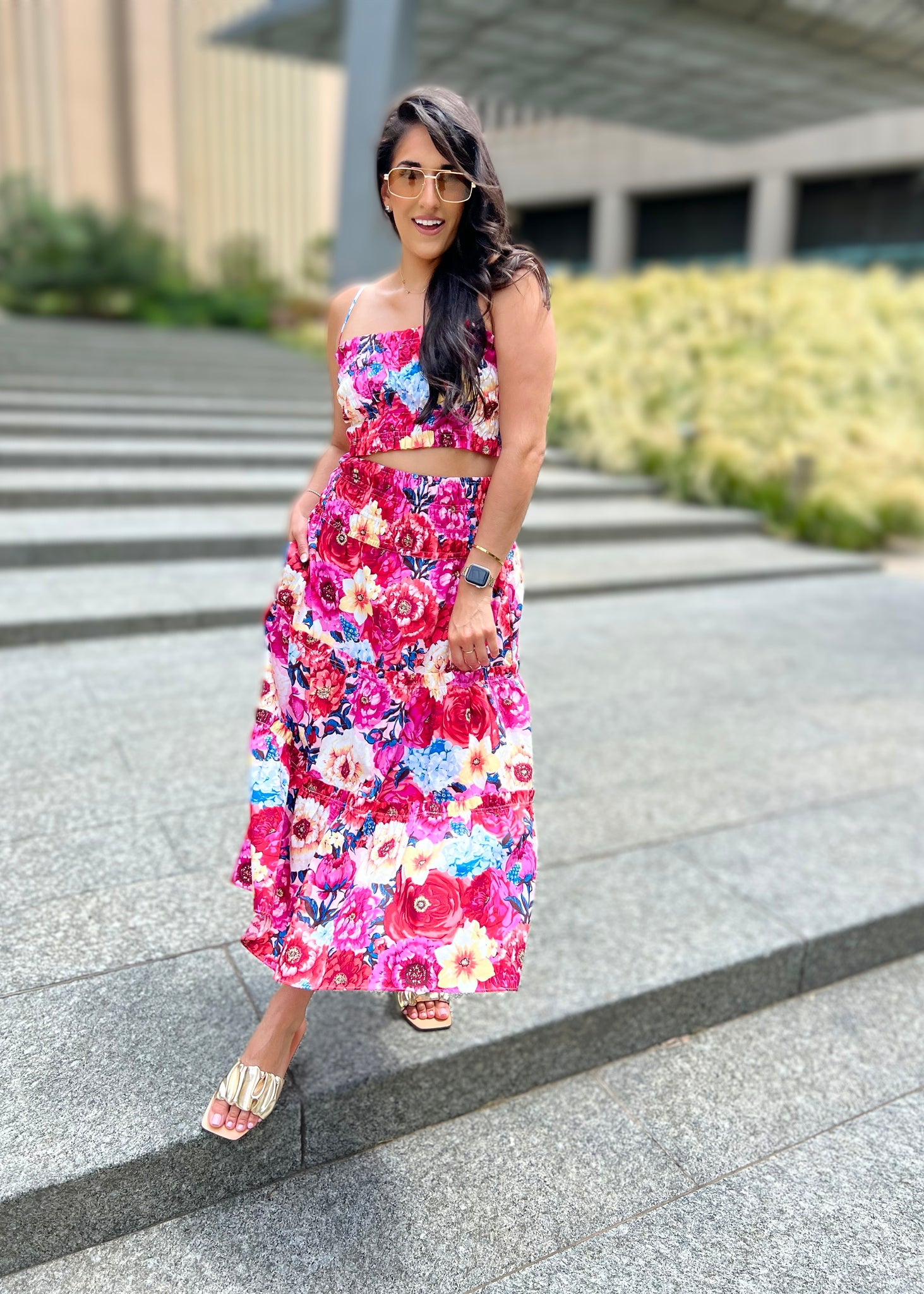 Tamra Jubilee Top And Maxi Skirt Set