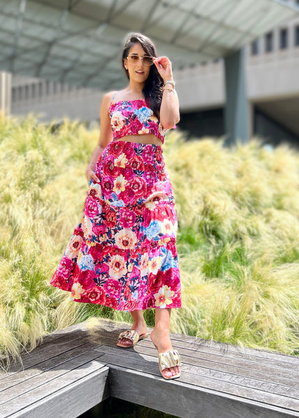 Tamra Jubilee Top And Maxi Skirt Set