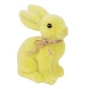 Small Yellow Easter Bunny Table Decoration - 6"