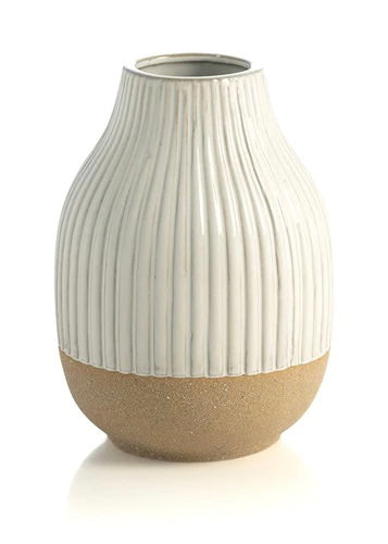 Loma Vase, White
