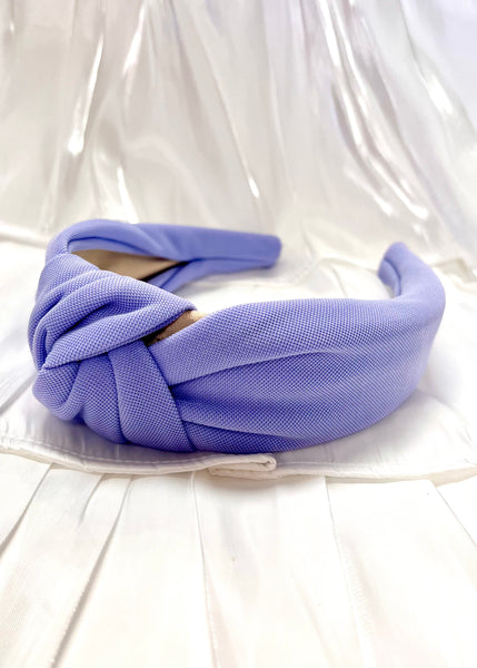 Destiny Periwinkle Knotted Headband