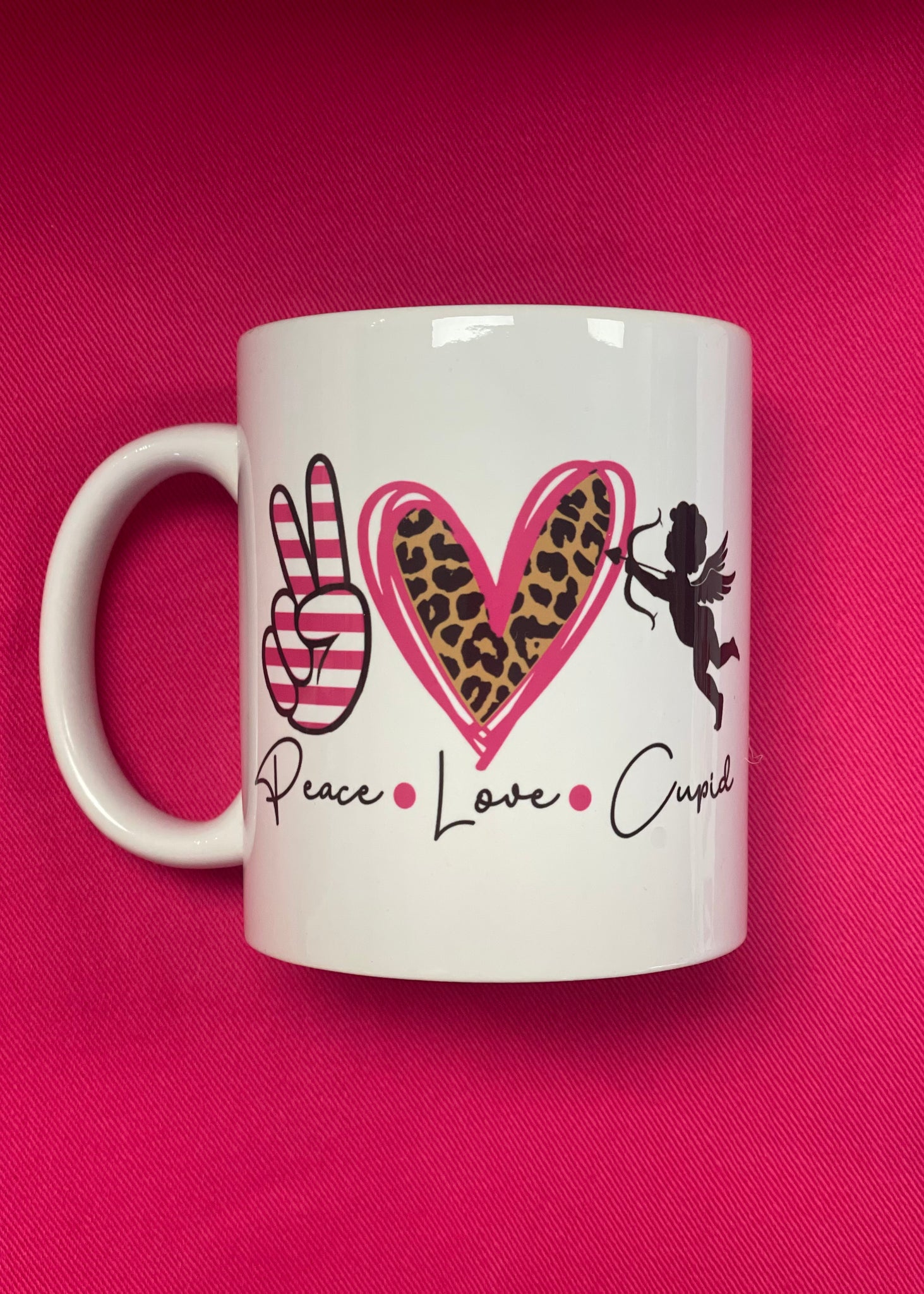 Peace.Love.Cupid Coffee Mug