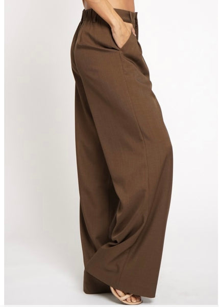 About Town Brown Trouser Pant
