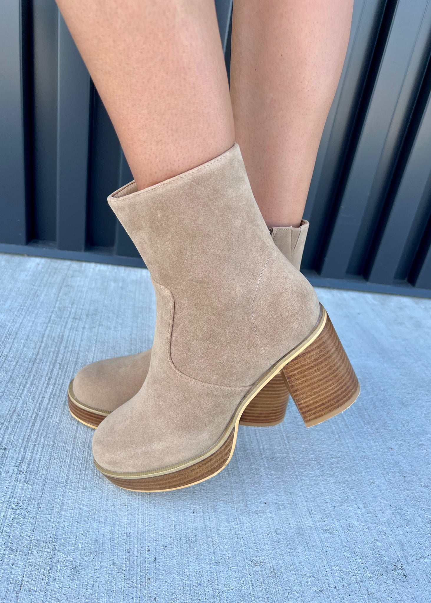 Khaki 2024 ankle boots